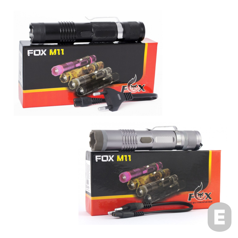 Elektrošoker + svjetiljka Fox M11 80 000 V