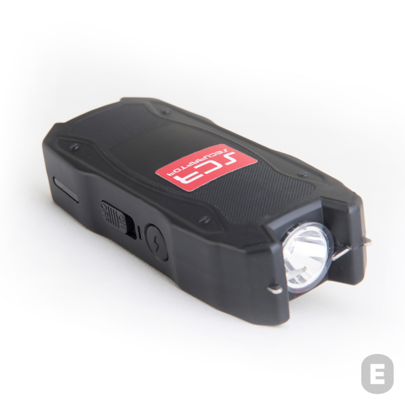Electroșoc Securaptor Teon Mini II cu 5 milioane de volți (negru)