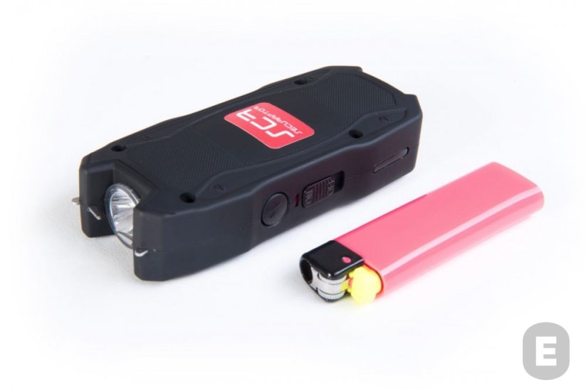 Electroșoc Securaptor Teon Mini II cu 5 milioane de volți (negru)
