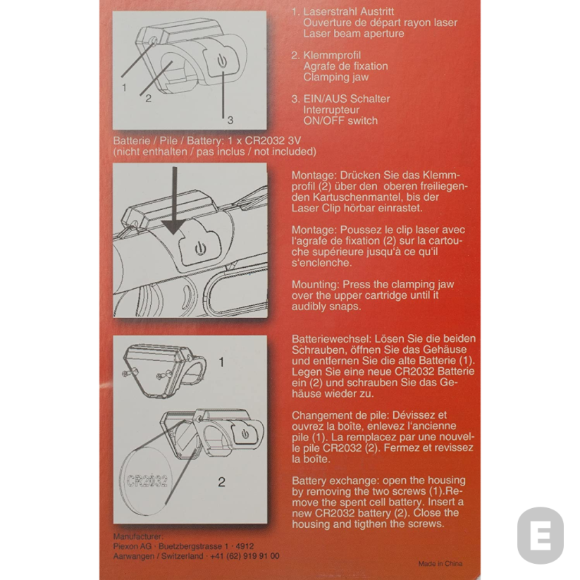 Laser Clip za Piexon Guardian Angel® III
