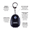 Alarmă personală cu detector de mișcare Sabre (negru)