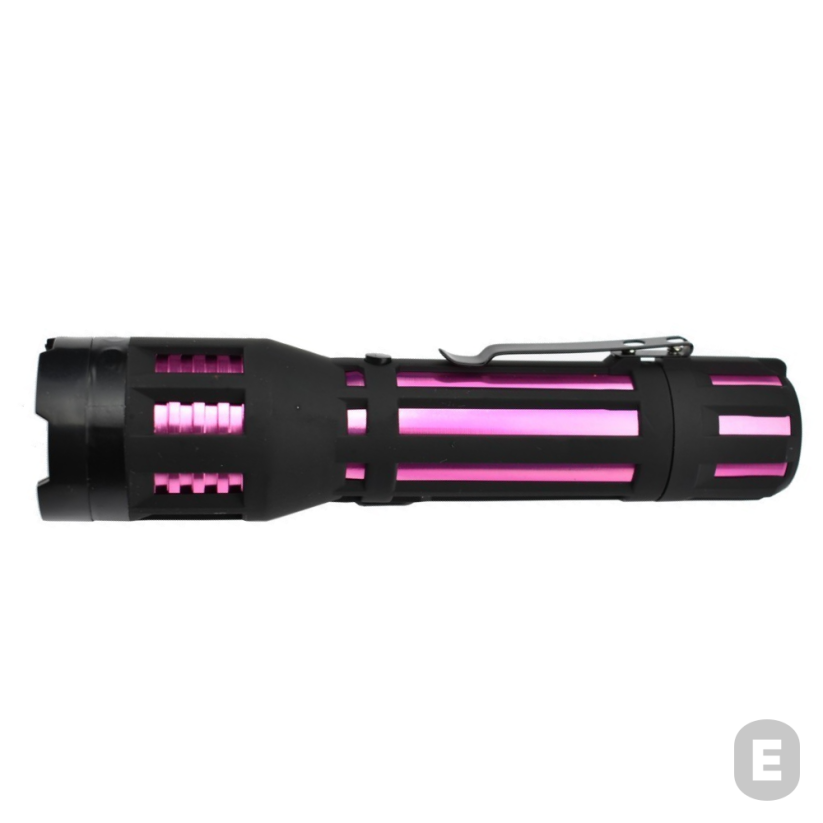 Lanternă cu electroșoc Piranha PIFC3 cu 3.2 milioane de volți (roz)
