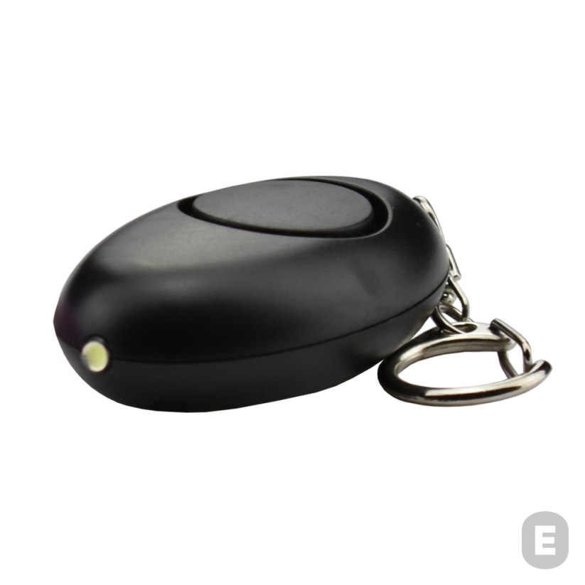 Alarmă personală Piranha cu LED (negru)