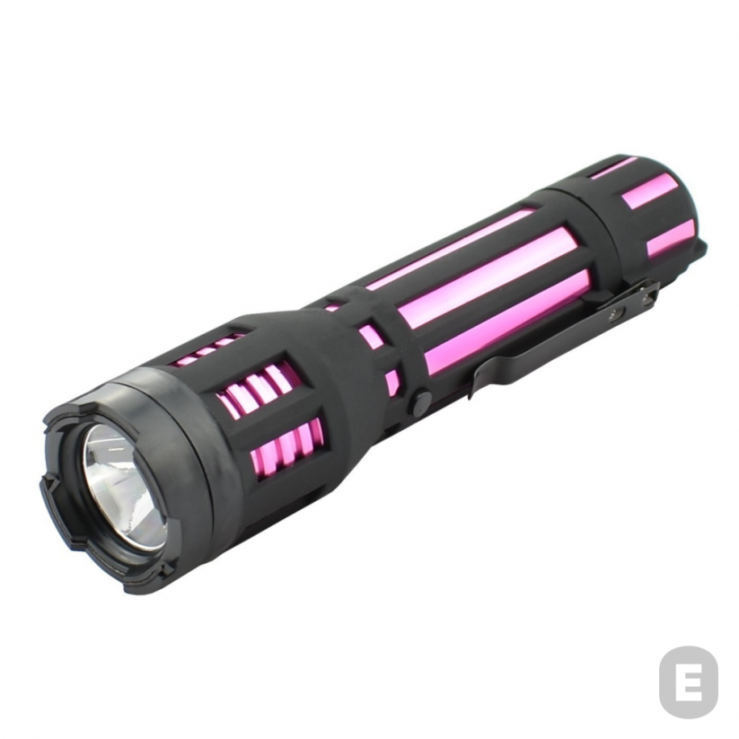 Lanternă cu electroșoc Piranha PIFC3 cu 3.2 milioane de volți (roz)