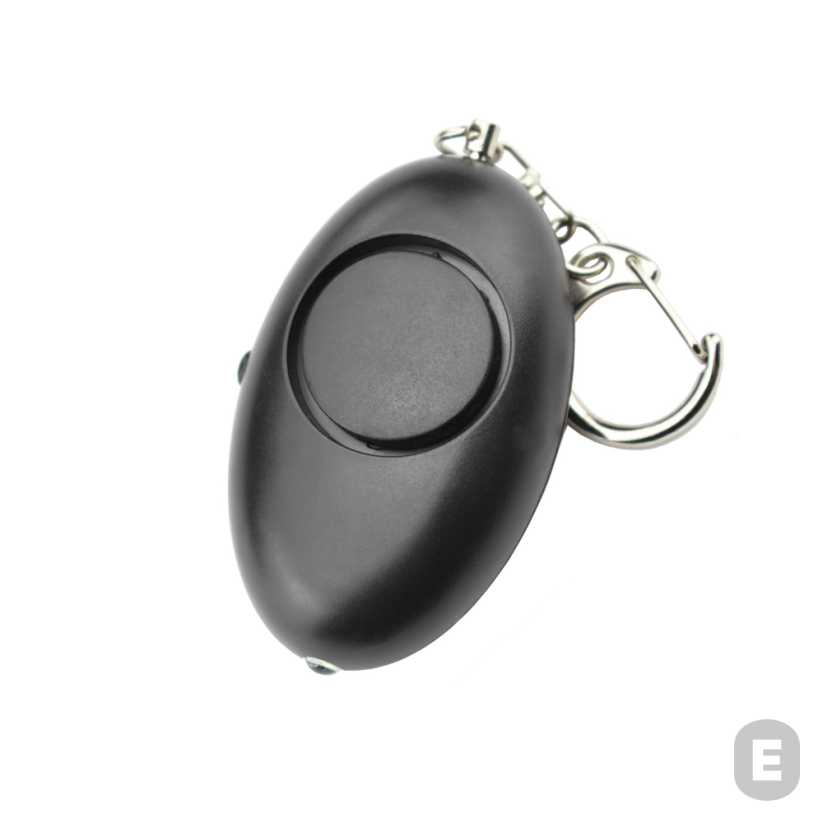 Alarmă personală Piranha cu LED (negru)